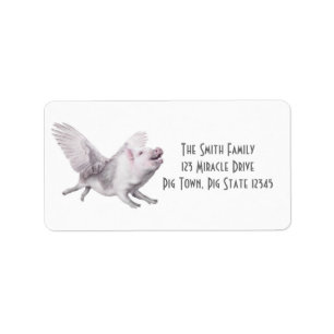 Flying Pig Creative Address Labels When Pigs Fly