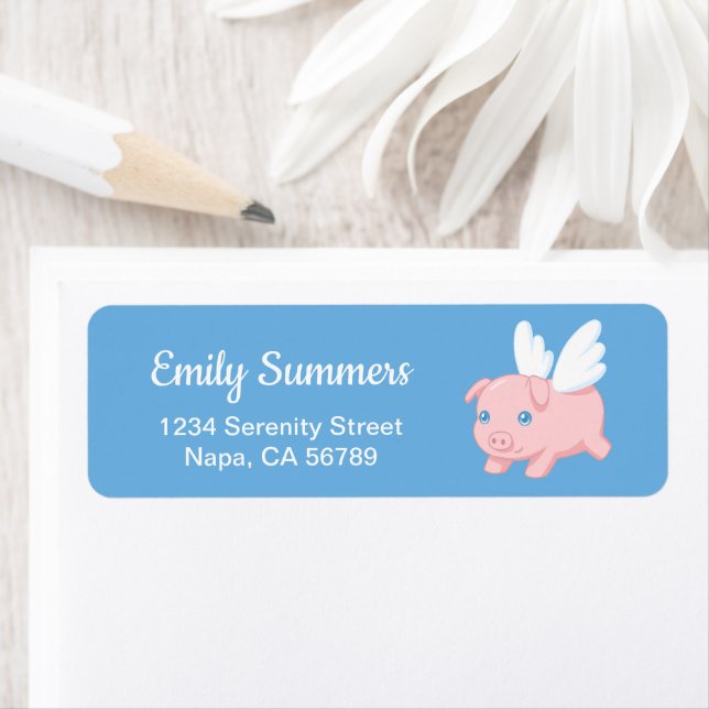 Flying Pig - Cute Piglet with Wings (Insitu)