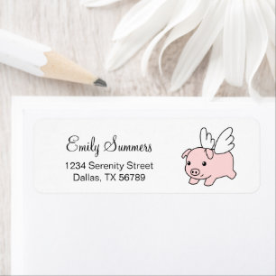 Flying Pig - Cute Piglet with Wings