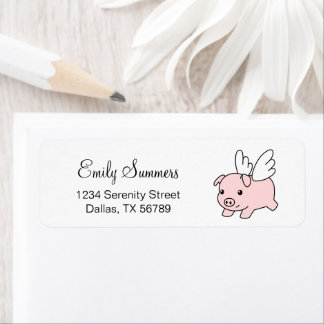 Flying Pig - Cute Piglet with Wings