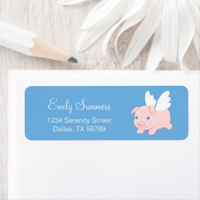 Flying Pig - Cute Piglet with Wings (Insitu)