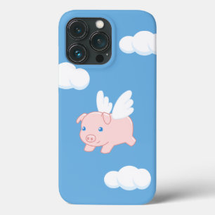 Flying Pig - Cute Piglet with Wings iPhone 13 Pro Case