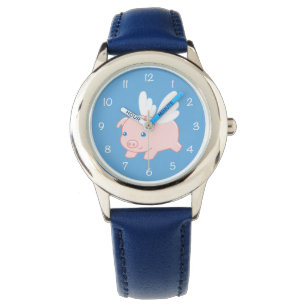 Flying Pig - Cute Piglet with Wings Watch