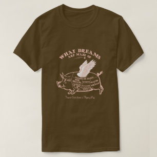 Flying Pig Diagram T-Shirt
