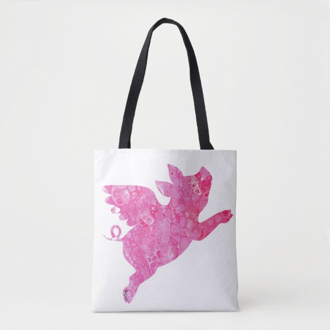 Flying Pig Gifts, When pigs fly, Flying Pig, Pig, Tote Bag (Front)