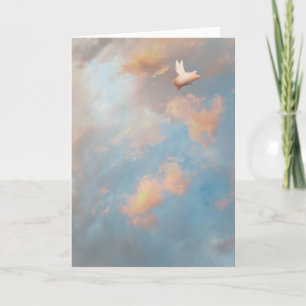 flying pig greeting card