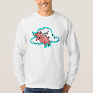 Flying pig guys long sleeve T-Shirt