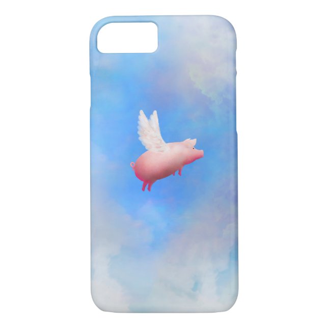 Flying Pig iPhone Case (Back)