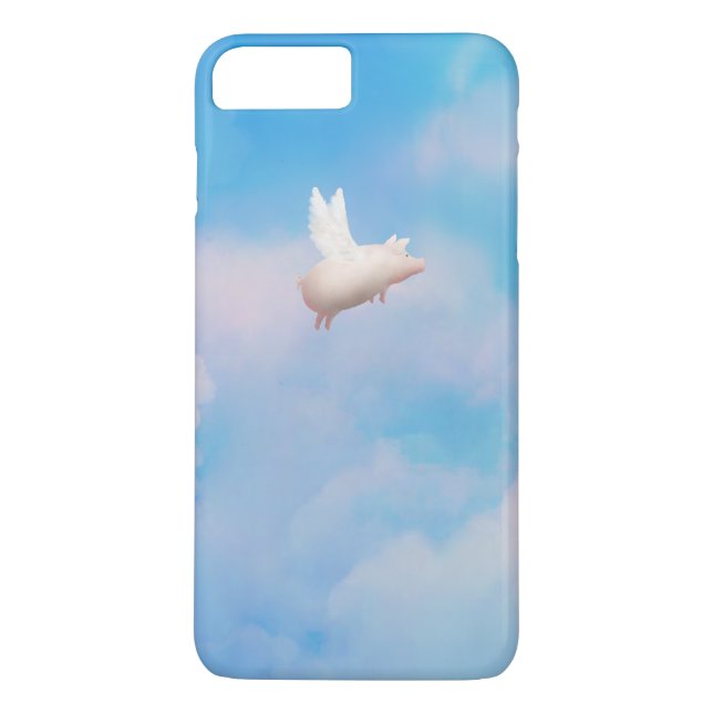 flying pig iphone case (Back)
