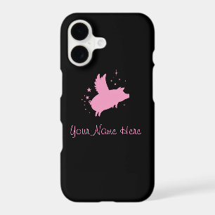 Flying pig iPhone case-Customize with your name