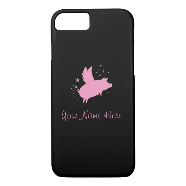 Flying pig iPhone case-Customize with your name Case-Mate iPhone Case (Back)