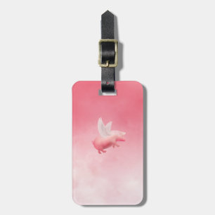 Flying Pig Luggage Tag