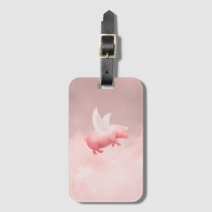 Flying Pig Luggage Tag