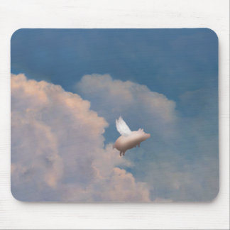 flying pig mousepad