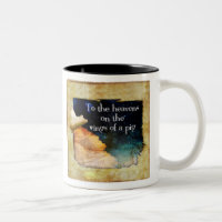 flying pig mug