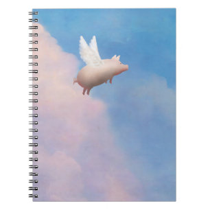 flying pig notebook
