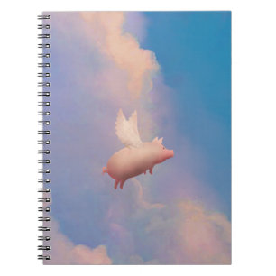 flying pig notebook