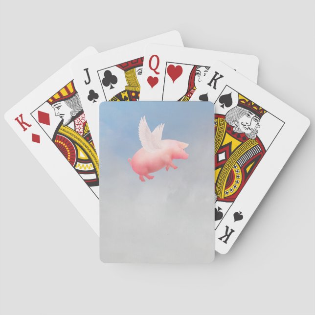 Flying Pig Playing Cards (Back)