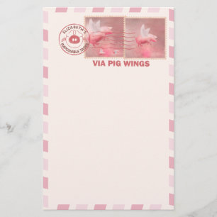 Flying Pig Postage Stationery