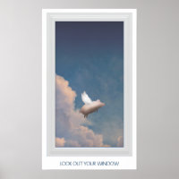 flying pig poster