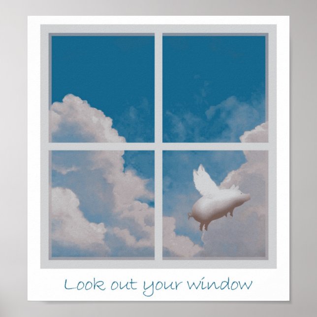 flying pig poster (Front)