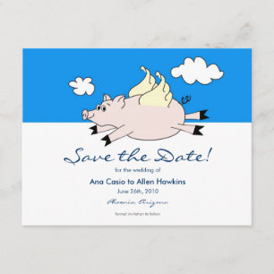 Flying Pig Save the Date