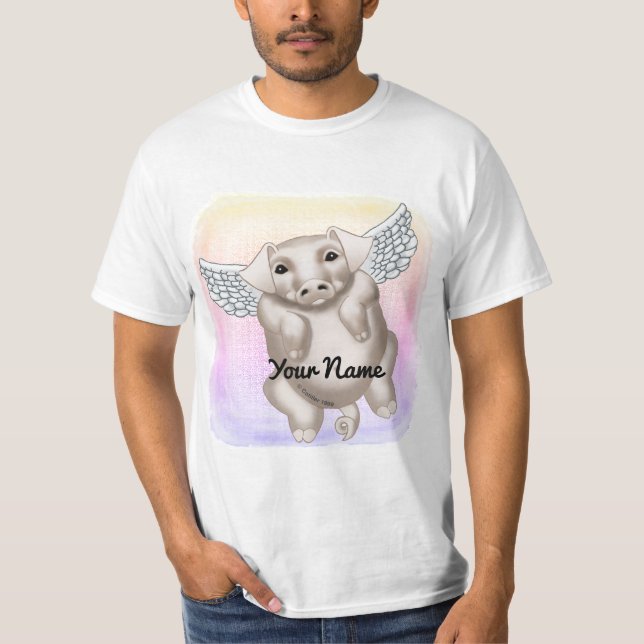 Flying Pig  T-Shirt (Front)