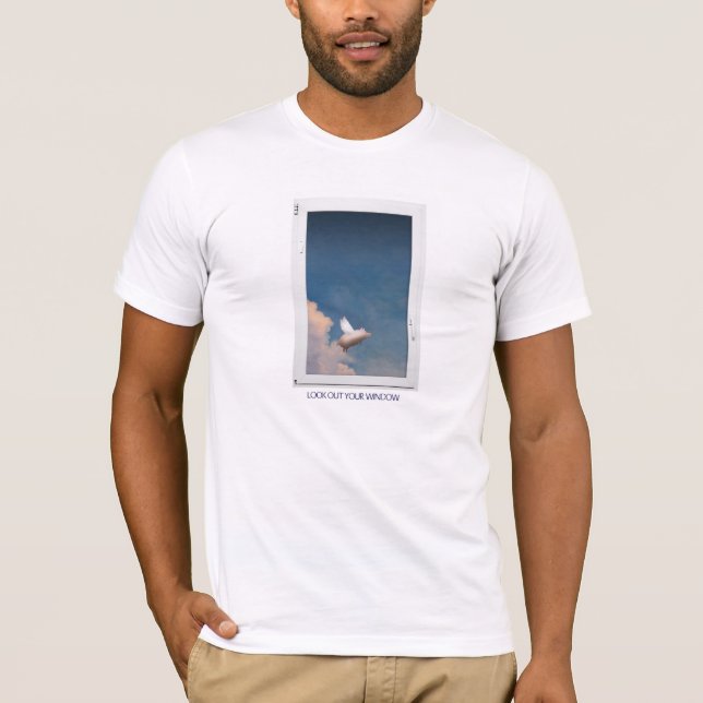 flying pig through window shirt (Front)