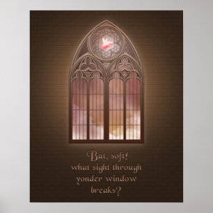 Flying Pig-What sight through yonder window Poster