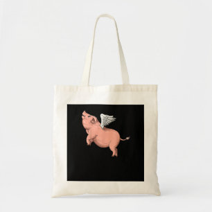 Flying Pig With Wings Fly Pig Lovers Tote Bag