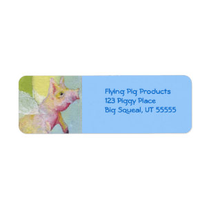 Flying Piggy Label