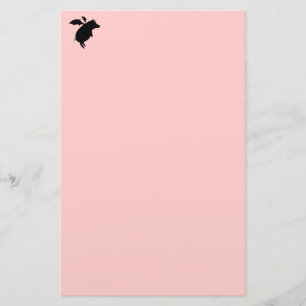 Flying piggy stationery