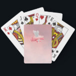 Flying Piglets Playing Cards<br><div class="desc">​Flying piglets learn to fly along side their mother and are cared for in what are called flying pigpens. Surprisingly, they are born without wings and only grow them during a special phenomenon known as believing. For more flying pig products and gifts visit us www.zazzle.com/pigsofafeather. Give me an oink at...</div>