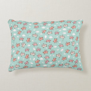 Flying Pigs Accent Pillow