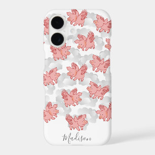 Flying Pigs custom name phone cases
