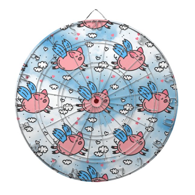 flying pigs dartboard (Front)