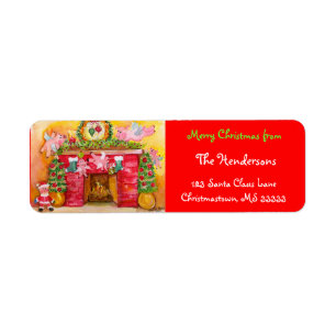 Flying Pigs Decorate Address Labels