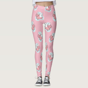 Flying Pigs L Chinese New Year 2019 Choose Colour Leggings