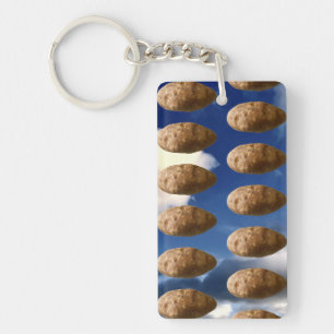 Flying Potatoes Space Potato Invasion Keychain