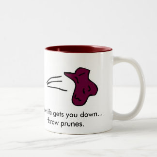 Flying Prune Two-Tone Coffee Mug