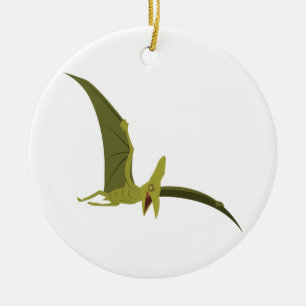 Flying Pterodactyl Ceramic Ornament