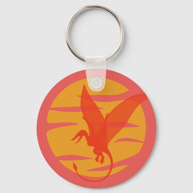 Flying Pterosaur Keychain (Front)