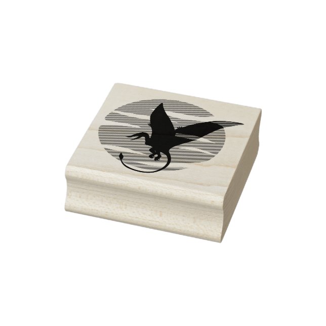 Flying Pterosaur Rubber Stamp (Stamp)