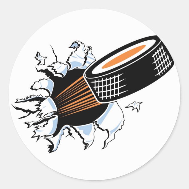 Hockey Puck Stickers Zazzle CA