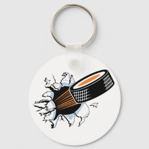 Flying Puck Keychain
