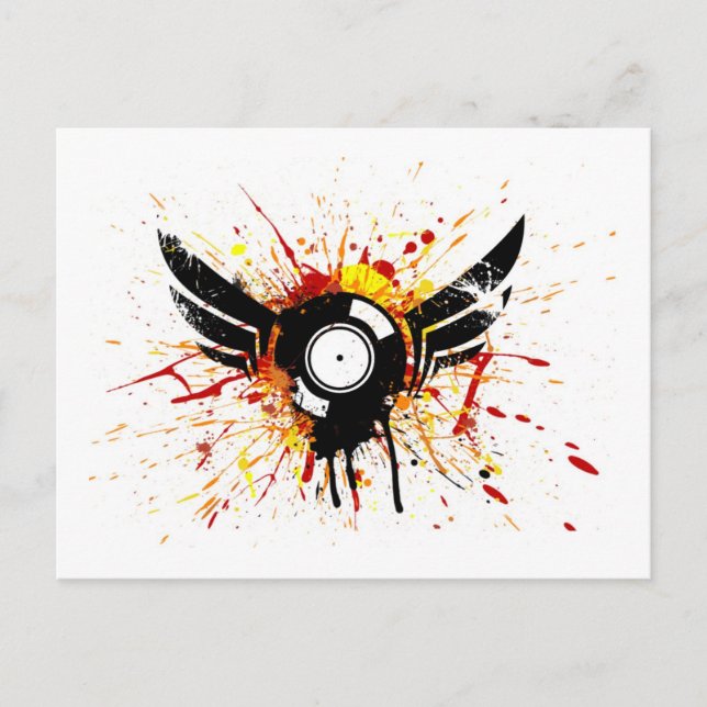 Flying Record Postcard (Front)