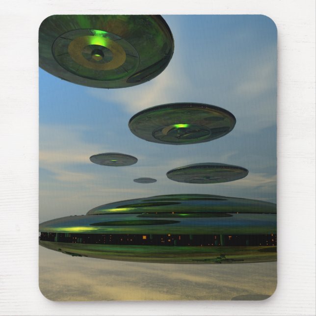 Flying Saucer Fleet Mousepad (Front)