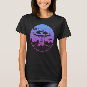 Flying Saucer Ufo Astronauts Are Aliens 2 T-Shirt