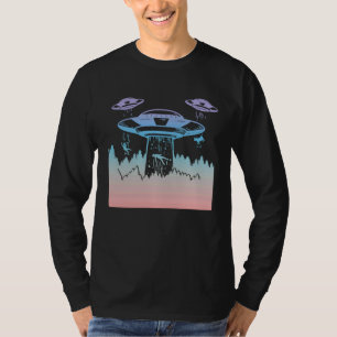 Flying Saucer UFO Astronauts are Aliens 3 T-Shirt