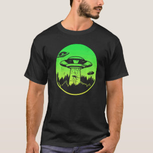 Flying Saucer Ufo Astronauts Are Aliens T-Shirt